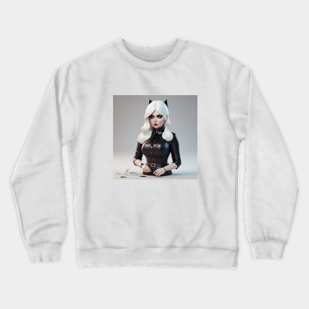 Felicia Hardy rendor Crewneck Sweatshirt by Mateo